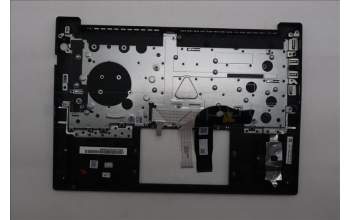 Lenovo 5M11S26752 C-Cover with keyboard, Belgian, Black, UK