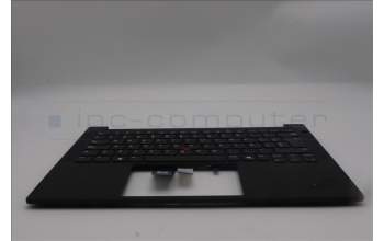 Lenovo 5M11S26755 C-Cover with keyboard, Spanish, Black, UK