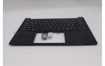 Lenovo 5M11S26767 C-Cover with keyboard, Italian, Black, UK