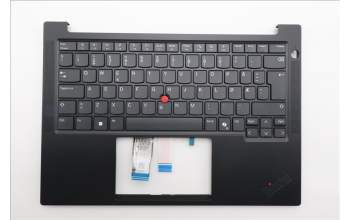 Lenovo 5M11S26769 C-Cover with keyboard, Norwegian, Black, UK