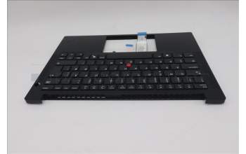 Lenovo 5M11S26769 C-Cover with keyboard, Norwegian, Black, UK