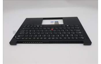 Lenovo 5M11S26770 C-Cover with keyboard, Norwegian, Black, UK