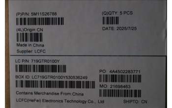 Lenovo 5M11S26788 C-Cover with keyboard, UK English, Black, UK