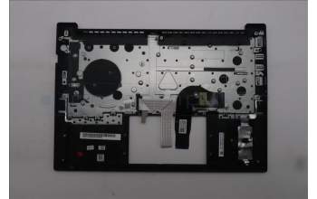 Lenovo 5M11S26848 C-Cover with keyboard, German, Black, Backlight, UK