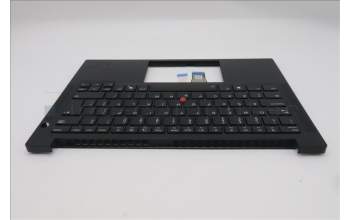 Lenovo 5M11S26872 C-Cover with keyboard, Portuguese, Black, Backlight, UK