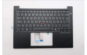 Lenovo 5M11S26888 C-Cover with keyboard, Swedish/Finnish, Black, Backlight, UK