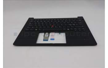 Lenovo 5M11S26895 C-Cover with keyboard, Nordic, Black, Backlight, UK