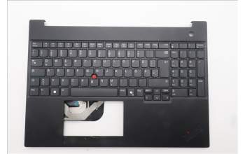 Lenovo 5M11S26986 C-Cover with keyboard, German, Black