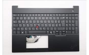 Lenovo 5M11S26994 C-Cover with keyboard, Italian, Black, UK