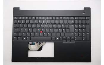 Lenovo 5M11S27006 C-Cover with keyboard, Swedish/Finnish, Black, UK