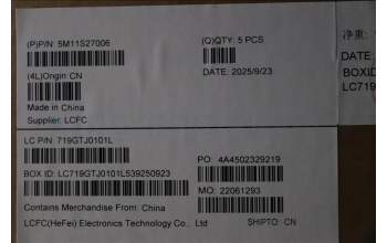 Lenovo 5M11S27006 C-Cover with keyboard, Swedish/Finnish, Black, UK