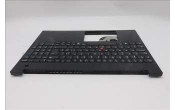 Lenovo 5M11S27011 C-Cover with keyboard, Switzerland, Black, UK
