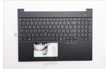 Lenovo 5M11S27040 C-Cover with keyboard, English, Black, Backlight, US