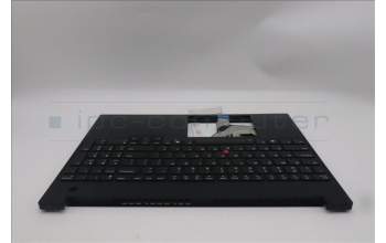 Lenovo 5M11S27040 C-Cover with keyboard, English, Black, Backlight, US