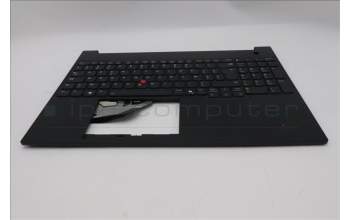Lenovo 5M11S27051 C-Cover with keyboard, Belgian, Black, Backlight, UK