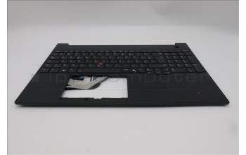 Lenovo 5M11S27058 C-Cover with keyboard, French, Black, Backlight, US