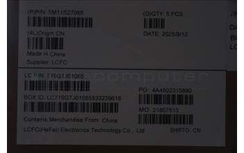 Lenovo 5M11S27065 C-Cover with keyboard, Greek, Black, Backlight, US