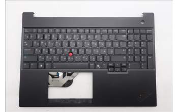 Lenovo 5M11S27084 C-Cover with keyboard, Russian, Black, Backlight, US