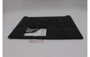 Lenovo 5M11S27099 C-Cover with keyboard, Switzerland, Black, Backlight, UK
