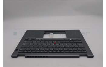 Lenovo 5M11S29908 C-Cover with keyboard, Arabic, Luna Grey, Backlight, Heat Staking, US
