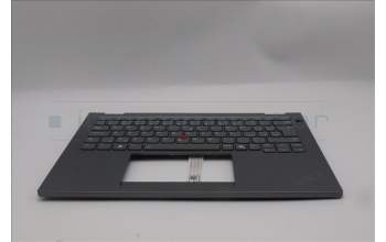 Lenovo 5M11S30337 C-Cover with keyboard, Czech Slovakian, Luna Grey, Backlight, No World Face Camera, Heat Staking, UK