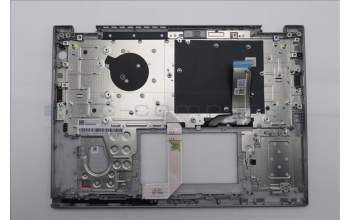 Lenovo 5M11S30355 C-Cover with keyboard, Hungarian, Luna Grey, Backlight, No World Face Camera, Heat Staking, UK