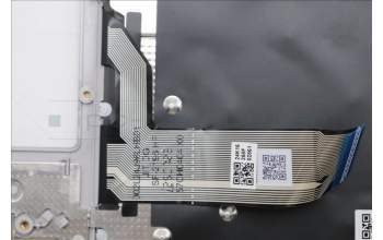 Lenovo 5M11S30367 C-Cover with keyboard, Norwegian, Luna Grey, Backlight, No World Face Camera, Heat Staking, UK