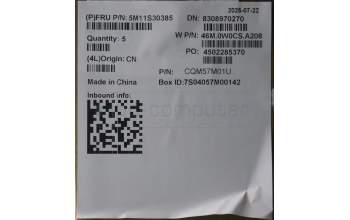 Lenovo 5M11S30385 C-Cover with keyboard, Switzerland, Luna Grey, Backlight, No World Face Camera, Heat Staking, UK