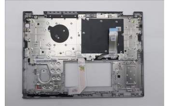 Lenovo 5M11S30511 C-Cover with keyboard, Italian, Luna Grey, Backlight, World Face Camera, Heat Staking, UK