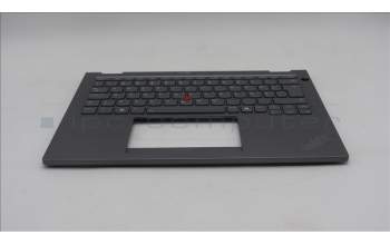 Lenovo 5M11S30533 C-Cover with keyboard, Swedish/Finnish, Luna Grey, Backlight, World Face Camera, Heat Staking, UK