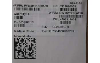 Lenovo 5M11S30550 MECH_ASM FRU MEASM JP-C BL GR-CHY