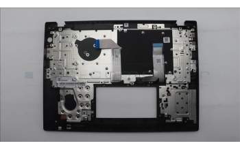 Lenovo 5M11S30573 C-Cover with keyboard, Greek, Black, Non-Backlight, Heat Staking, US