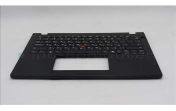 Lenovo 5M11S30575 C-Cover with keyboard, Hebrew, Black, Non-Backlight, Heat Staking, US