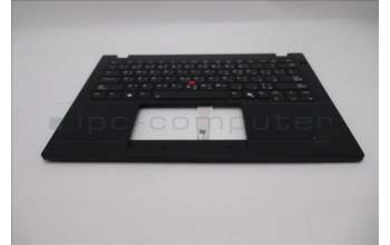 Lenovo 5M11S30596 C-Cover with keyboard, Arabic, Black, Backlight, Heat Staking, US