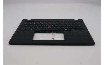 Lenovo 5M11S30617 C-Cover with keyboard, Russian, Black, Backlight, Heat Staking, US
