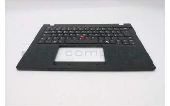 Lenovo 5M11S33640 C-Cover with keyboard, Italian, Black, Non-Backlight, Heat Staking, UK
