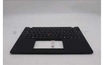 Lenovo 5M11S33727 C-Cover with keyboard, Portuguese, Black, Backlight, Heat Staking, UK