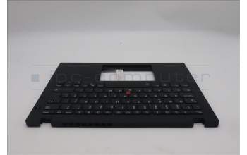 Lenovo 5M11S33727 C-Cover with keyboard, Portuguese, Black, Backlight, Heat Staking, UK