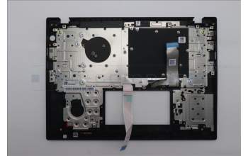 Lenovo 5M11S33737 C-Cover with keyboard, Swedish/Finnish, Black, Backlight, Heat Staking, UK