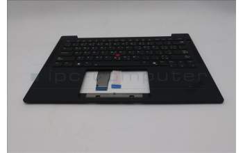 Lenovo 5M11S33765 C-Cover with keyboard, Arabic, Black, Backlight, US