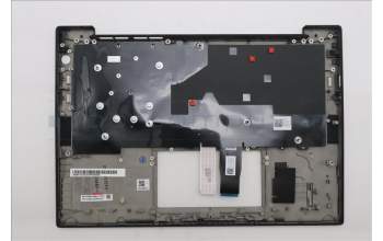 Lenovo 5M11S33769 C-Cover with keyboard, Belgian, Black, Backlight, UK