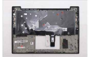 Lenovo 5M11S33777 C-Cover with keyboard, Bulgarian, Black, Backlight, UK