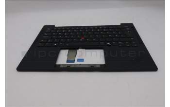 Lenovo 5M11S33789 C-Cover with keyboard, Danish, Black, Backlight, UK