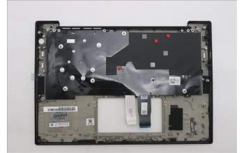 Lenovo 5M11S33805 C-Cover with keyboard, French, Black, Backlight, US
