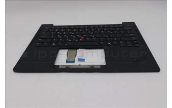 Lenovo 5M11S33817 C-Cover with keyboard, Greek, Black, Backlight, US