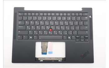 Lenovo 5M11S33821 C-Cover with keyboard, Hebrew, Black, Backlight, US
