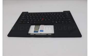 Lenovo 5M11S33825 C-Cover with keyboard, Hungarian, Black, Backlight, UK