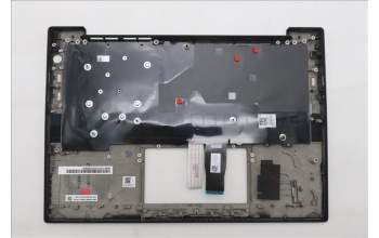 Lenovo 5M11S37312 C-Cover with keyboard, Nordic, Black, Backlight, UK