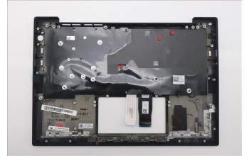 Lenovo 5M11S37599 C-Cover with keyboard, Greek, Black, Backlight, WWAN, US