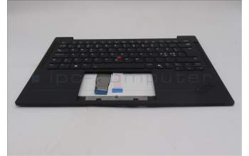 Lenovo 5M11S37674 C-Cover with keyboard, Nordic, Black, Backlight, WWAN, UK